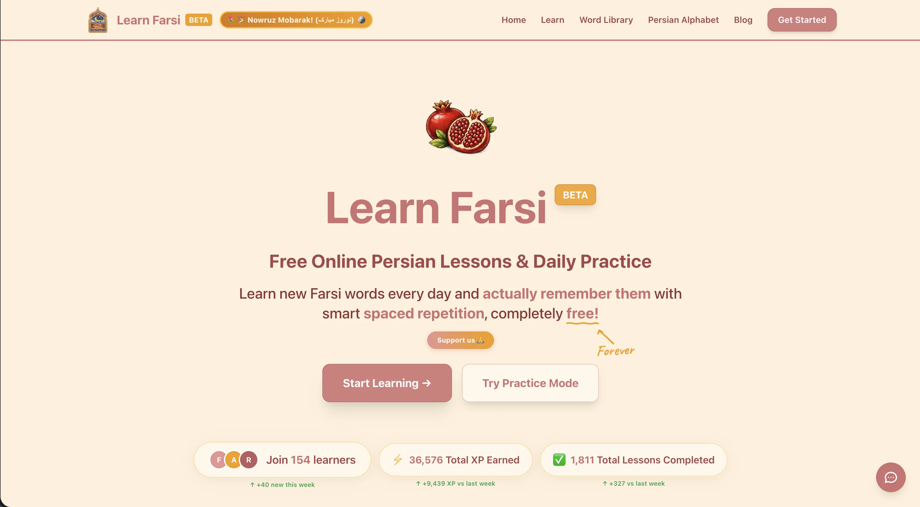 Learn Farsi - gratis online Perzische lessen en dagelijkse oefeningen